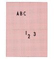 Design Letters Blackboard - A4 - Pink Design Letters Blackboard - A4 - Pink