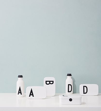 Design Letters Broodtrommel - Wit m. Ik Design Letters Broodtrommel - Wit m. Ik