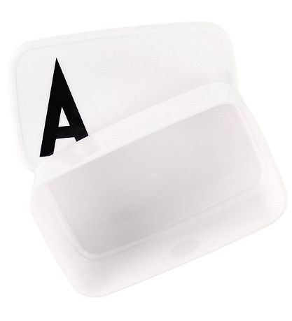 Design Letters Broodtrommel - Wit m. Ik Design Letters Broodtrommel - Wit m. Ik