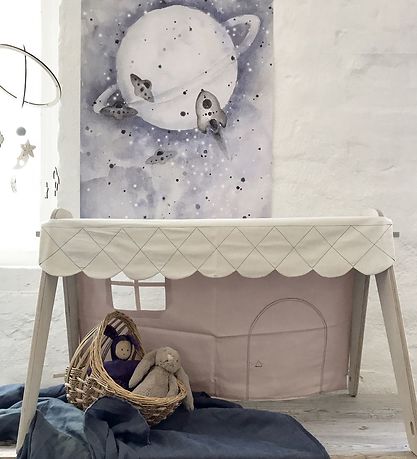 Loullou Dollhouse for Play Gym - Pink/Ivory Loullou Dollhouse for Play Gym - Pink/Ivory