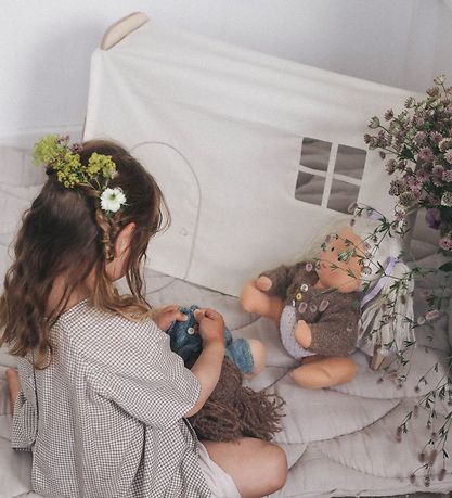 Loullou Dukkehus til Babygym - Grå/Krem Loullou Dukkehus til Babygym - Grå/Krem