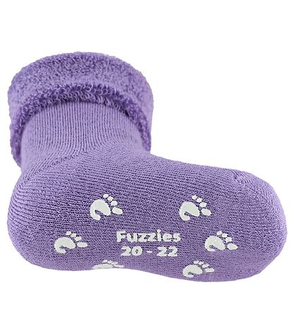 Fuzzies Baby Socks - Non-Slip - Lavender Fuzzies Baby Socks - Non-Slip - Lavender