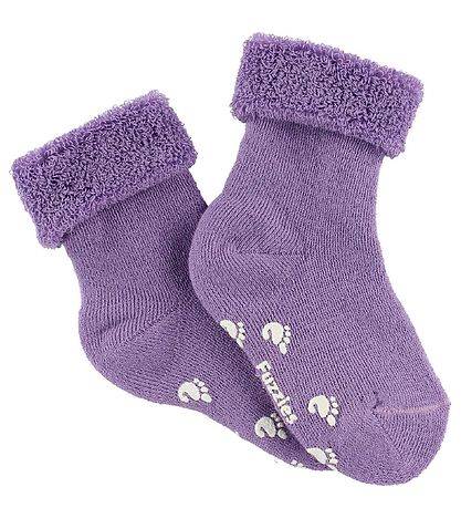 Fuzzies Baby Socks - Non-Slip - Lavender Fuzzies Baby Socks - Non-Slip - Lavender