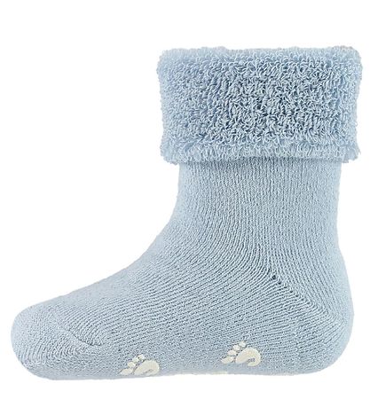Fuzzies Baby Socks - Non-Slip - Light Blue Fuzzies Baby Socks - Non-Slip - Light Blue