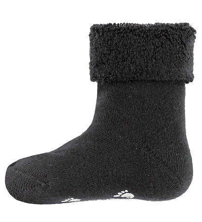 Fuzzies Baby Socks - Non-Slip - Black Fuzzies Baby Socks - Non-Slip - Black