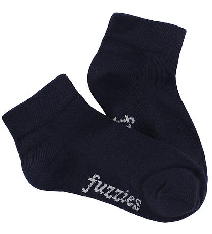 Fuzzies Ankle Socks - 2-Pack - Navy