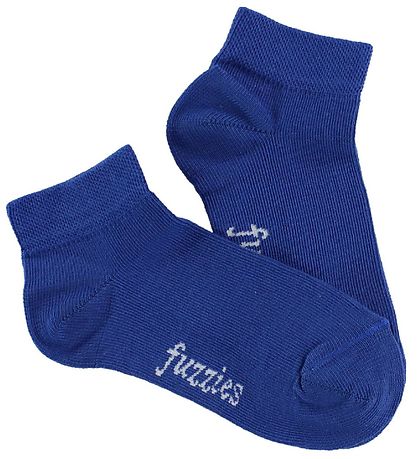 Fuzzies Ankle Socks - 2-Pack - Blue