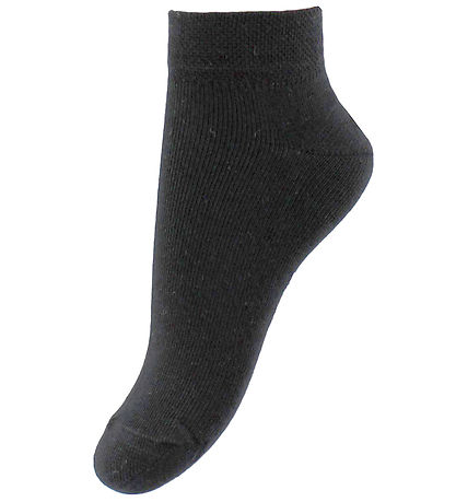 Fuzzies Ankle Socks - 2-Pack - Black