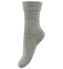 Fuzzies Socks - Grey Melange Fuzzies Socks - Grey Melange