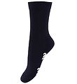 Fuzzies Socks w. Non-Slip - Navy