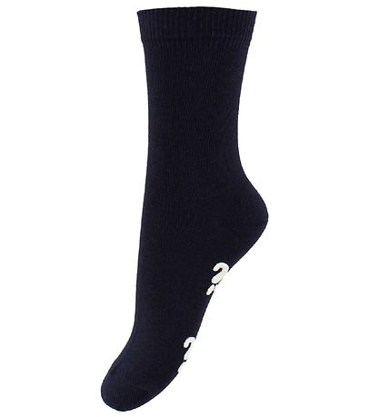 Fuzzies Socks w. Non-Slip - Navy Fuzzies Socks w. Non-Slip - Navy