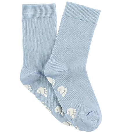 Fuzzies Strumpor m. Halkskydd - Ljusblå Fuzzies Strumpor m. Halkskydd - Ljusblå