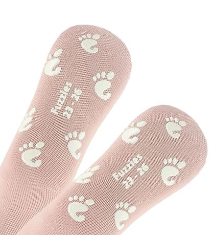 Fuzzies Socks w. Non-Slip - Powder Fuzzies Socks w. Non-Slip - Powder