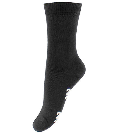 Chaussettes av. Antidérapant Fuzzies - Noir Chaussettes av. Antidérapant Fuzzies - Noir
