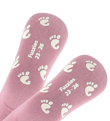 Fuzzies Socks w. Non-Slip - Rose