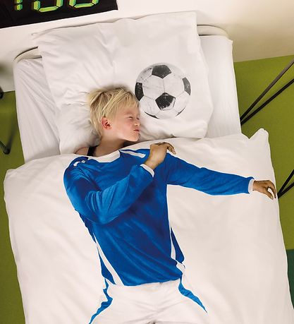 Snurk Bedding - Adult - Blue Football player