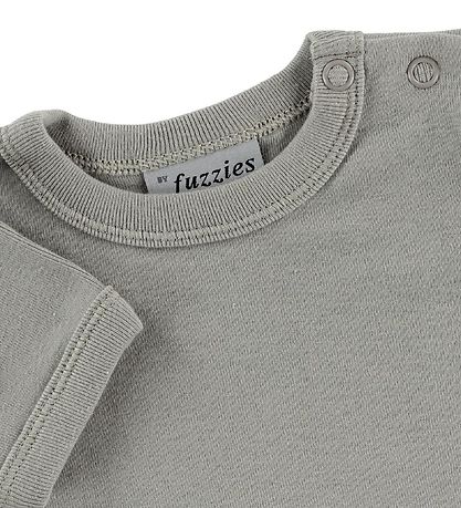 Fuzzies Bodysuit S/S - Grey Fuzzies Bodysuit S/S - Grey