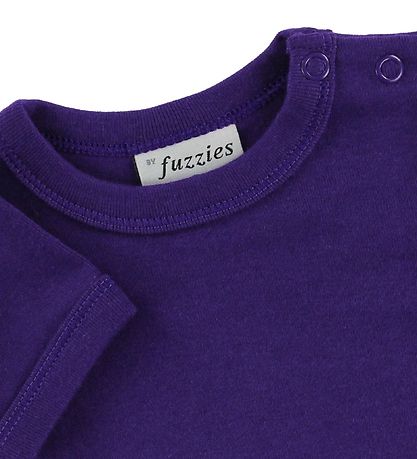 Fuzzies Bodysuit S/S - Purple Fuzzies Bodysuit S/S - Purple