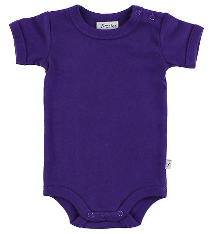 Fuzzies Bodysuit S/S - Purple Fuzzies Bodysuit S/S - Purple