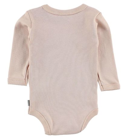 Fuzzies Bodysuit L/S - Rose Powder