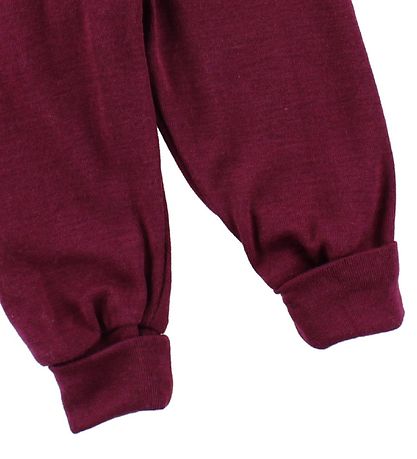 Engel Trousers - Wool/Silk - Plum