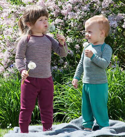Engel Trousers - Wool/Silk - Plum