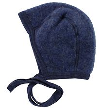 Engel Baby Hat - Wool - Blue Melange Engel Baby Hat - Wool - Blue Melange