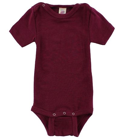 Engel Bodysuit s/s - Wool/Silk - Plum Engel Bodysuit s/s - Wool/Silk - Plum