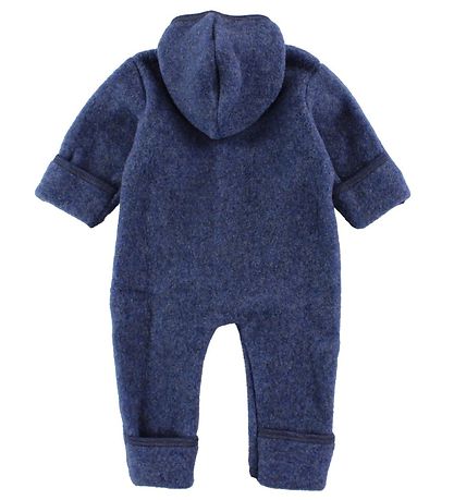 Engel Pramsuit - Wool - Blue Melange