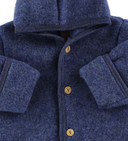 Engel Pramsuit - Wool - Blue Melange
