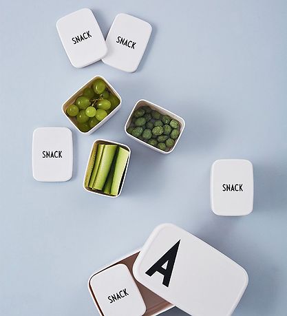Design Letters Snackbox - White w. Text