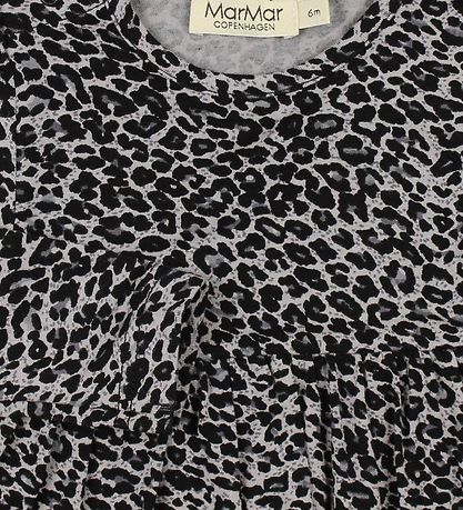 MarMar Bodysuit w. Skirt - Grey Leopard