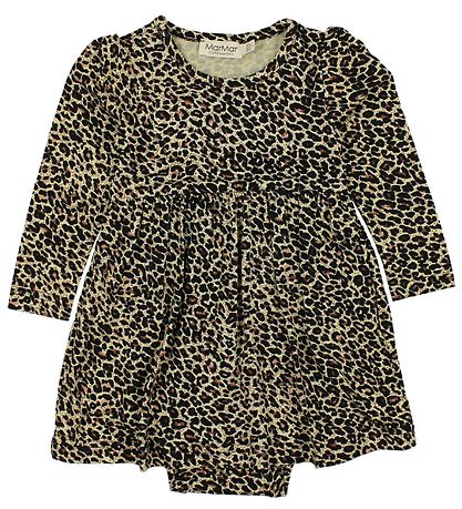 MarMar Bodysuit w. Skirt - Brown Leopard