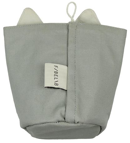 Fabelab Aufbewahrungsbeutel - 16x10 - Cuddly Cat - Dunkelgrau Fabelab Aufbewahrungsbeutel - 16x10 - Cuddly Cat - Dunkelgrau