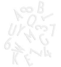 Design Letters Box - Letters & Numbers - XL - White Design Letters Box - Letters & Numbers - XL - White