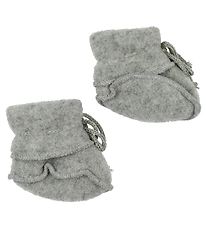 Engel Booties - Wool - Grey Melange Engel Booties - Wool - Grey Melange