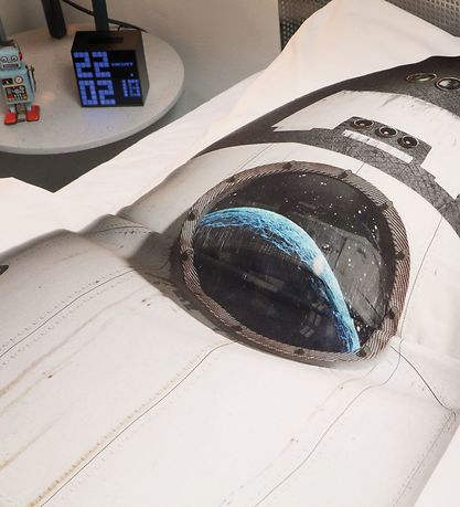 Snurk Beddengoed - Volwassenen - Wit m. Raket Snurk Beddengoed - Volwassenen - Wit m. Raket