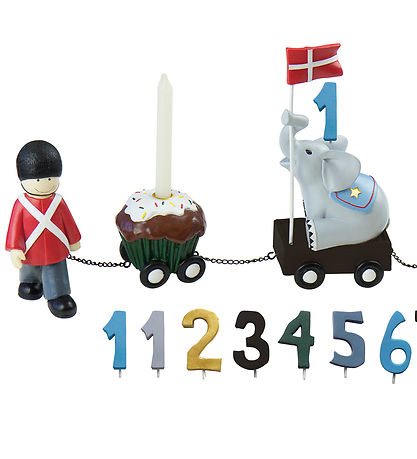 Kids by Friis Verjaardagstrein - 45 cm - Soldaat