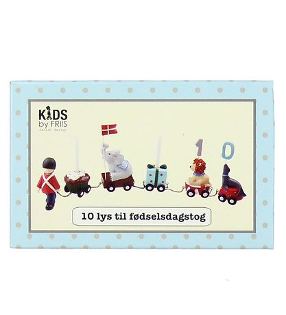 Kids by Friis Light - 10 pcs - 11 cm - Birthday Train Kids by Friis Light - 10 pcs - 11 cm - Birthday Train