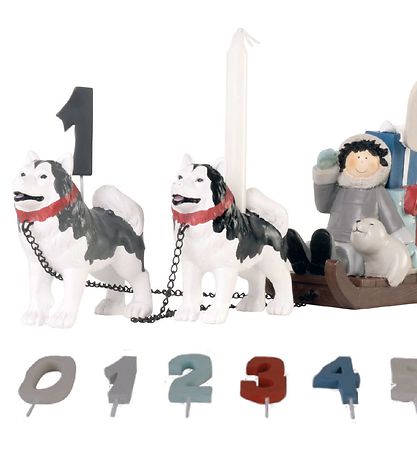 Kids by Friis Birthday Train - 45 cm - Dogsled Kids by Friis Birthday Train - 45 cm - Dogsled