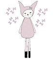 Fabelab Wallstickers - Dreamy Friend Bunny - Light Purple w. Rab