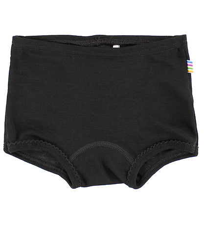 Shorty Joha - Laine/Soie - Noir av. Bords en dentelle Shorty Joha - Laine/Soie - Noir av. Bords en dentelle