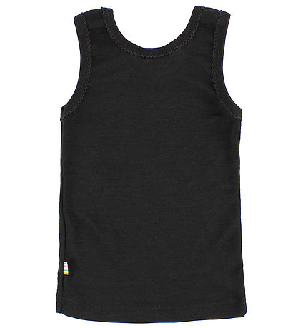 Joha Undershirt - Wool/Silk - Black w. Lace Borders Joha Undershirt - Wool/Silk - Black w. Lace Borders