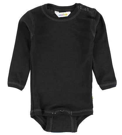 Joha Bodysuit L/S - Wool/Silk - Black Joha Bodysuit L/S - Wool/Silk - Black