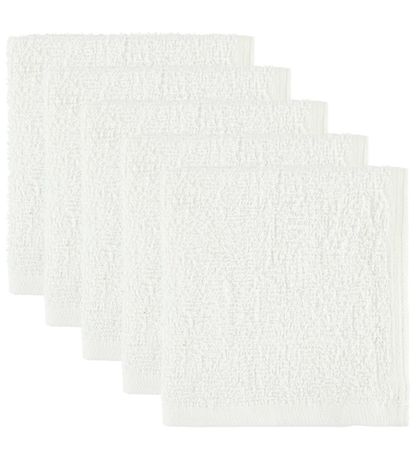 Oopsy Washcloths - 5-Pack - White Oopsy Washcloths - 5-Pack - White