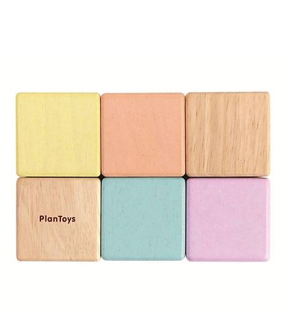 PlanToys Activity Blocks - Pastel PlanToys Activity Blocks - Pastel