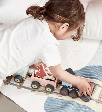 Kids Concept Tog m. Dyr - 44,5 cm
