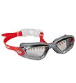 Bling2o Swim Goggles - Jaws - Red/Grey w. Shark Bling2o Swim Goggles - Jaws - Red/Grey w. Shark