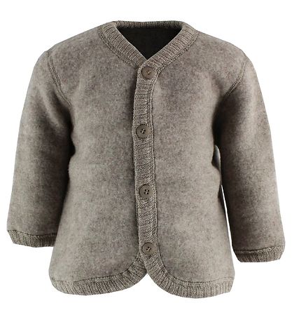 Joha Cardigan - Ull - Ljusbrun