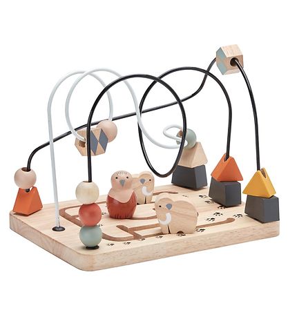 Kids Concept Bead Maze - Wood - Animals